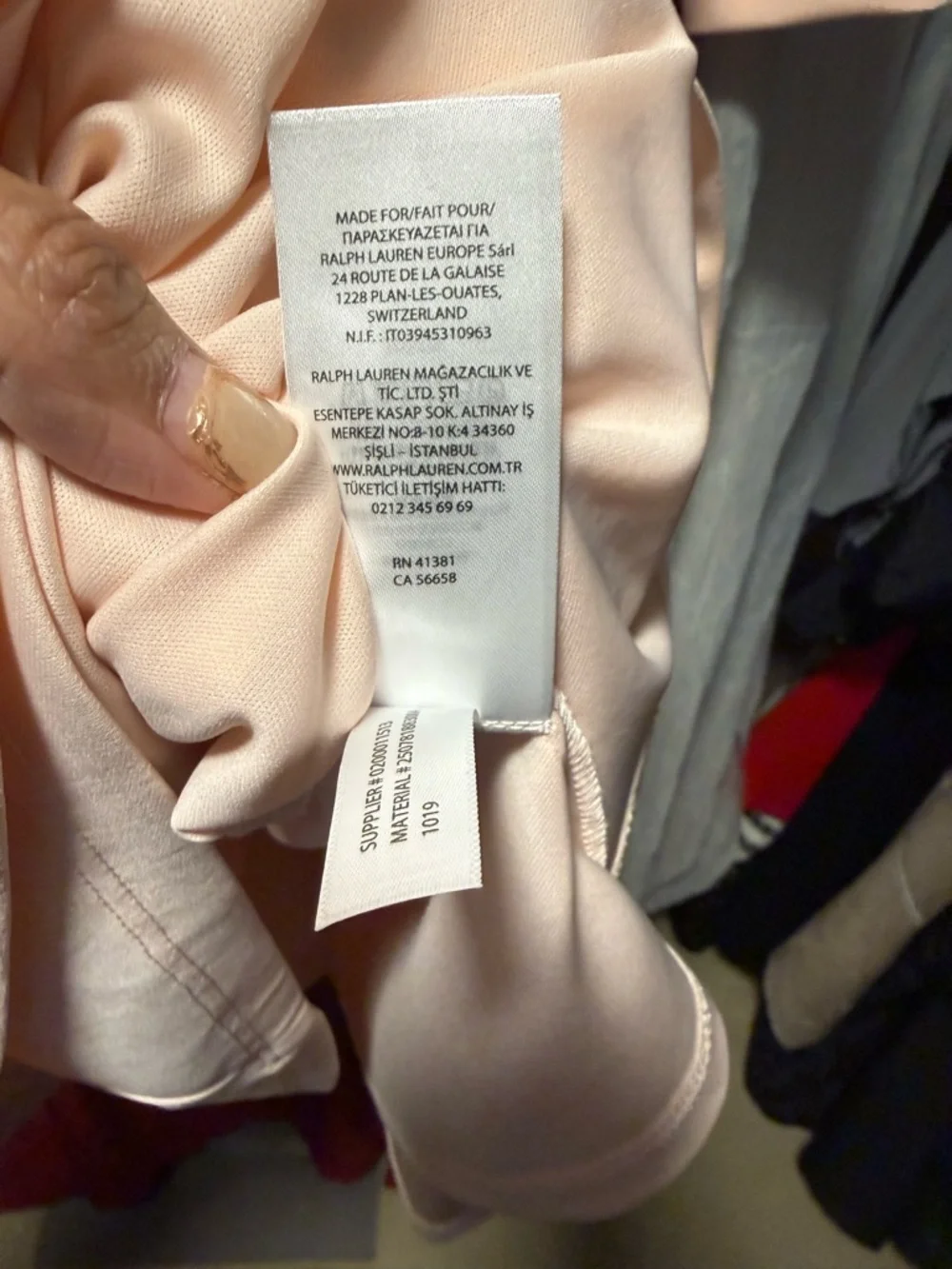 Ralph Lauren Soft Pink Long-Sleeve Fit-and-Flare Dress - Picture 5 of 7